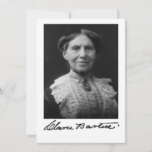 Convite Retrato de Clara Barton