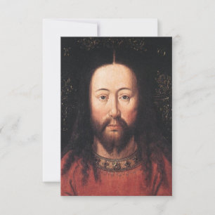 Convite Retrato de Jesus Cristo de Jan van Eyck
