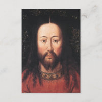 Retrato de Jesus Cristo de Jan van Eyck