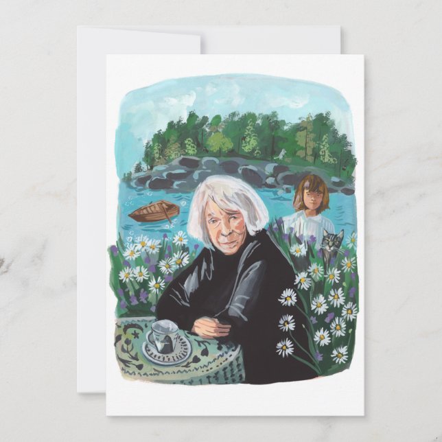 Convite Retrato de Tove Jansson (Frente)