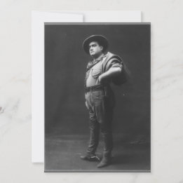 Convite Retrato do corpo do cheio de Enrico Caruso