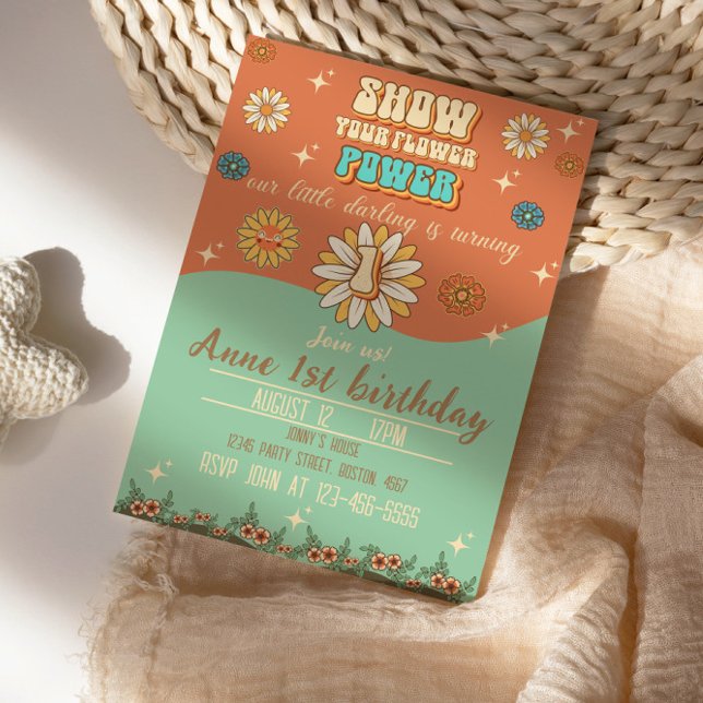 Convite retrato do estilo de ranhura boêmia do primeiro an (Criador carregado)