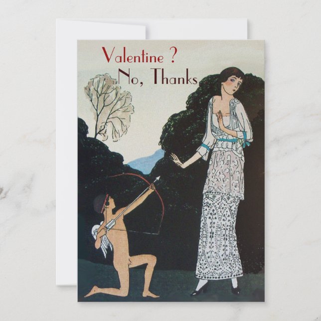 CONVITE RETRO ANTI VALENTINE'S DATY PARTY WAX SEAL MONOGRA (Frente)