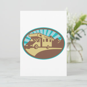 Convite Retro Campervan