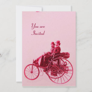 Convite RETRO CARROS RESTAURAÇÃO AUTOMÁTICA DE Ouro Fúcula