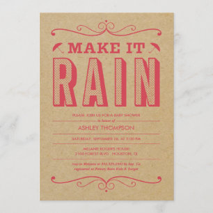 Convite Retro Chamadas de Bebê