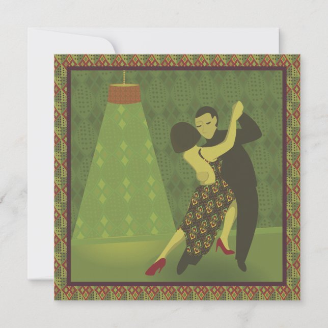 Convite retro da dança (Frente)