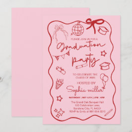 Convite Retro Festa de Graduação Turma de 2025, Ca