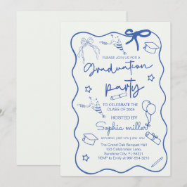 Convite Retro Festa de Graduação Turma de 2025,Cap