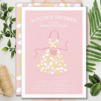 Retro Floral Apron Bridal Kitchen Shower