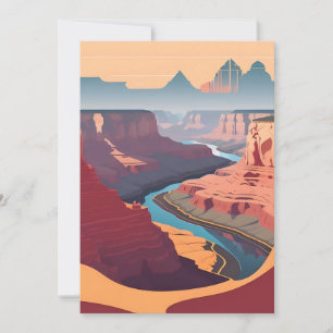 Convite Retro - Grand Canyon