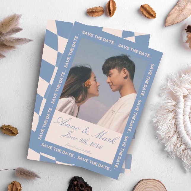 CONVITE RETRO GROOVY 70S TONELADAS AZUIS (Criador carregado)