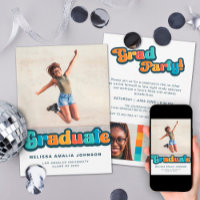 Retro groovy color 3 foto-Formando Party informal