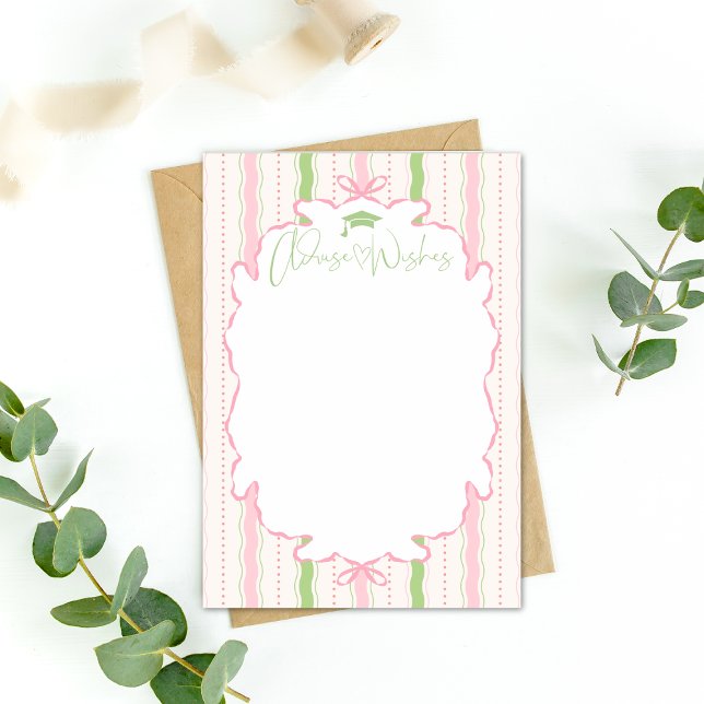 Convite Retro Hand Drawn Grad Party 2026 Enclosure Cards (Criador carregado)