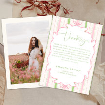 Retro Hand Drawn Thank you Graduation