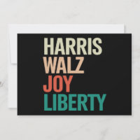 Retro Harris Valsa 2024 Harris Walz Alegria Liberd