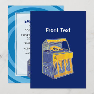 Convite Retro Jukebox