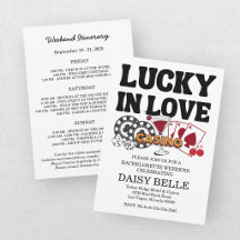 Retro Lucky In Love Vegas Despedida de Solteira