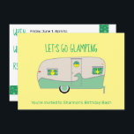 Convite Retro Mint Green - Reboque de Pressão Enlatada<br><div class="desc">Convide seus amigos para uma festa de acampamento incrível com este belo caminhão de presunto retrorreflector. Excelente para qualquer acampamento ou evento de vidro - solteiro ou festas de solteira, aniversários, reagrupamento familiar, recuo da empresa - o céu é o limite - se está acontecendo no excelente ao ar livre...</div>