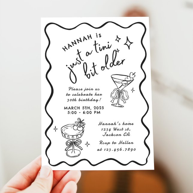 Convite Retro Moderno Um Pouco Mais Velho Aniversário de 3 (Criador carregado)