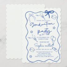 Convite Retro para Festa de Graduação Turma de 202