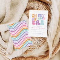 Retro pastel, colorida era do aniversário moderno