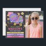 Convite Retro Roller Skate 80s 90s Theme Birthday Photo<br><div class="desc">Let’s Roll Birthday Invitation, Roller Skate Party Invite, Retro Roller Skate Birthday Invitation, Retro 80s Skate Party
Perfect for a roller skating party, retro birthday, 80s or 90s themed celebration
All designs are © Happy Panda Print</div>