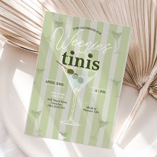 Convite Retro Weenies e Tinis Despedida de Solteira