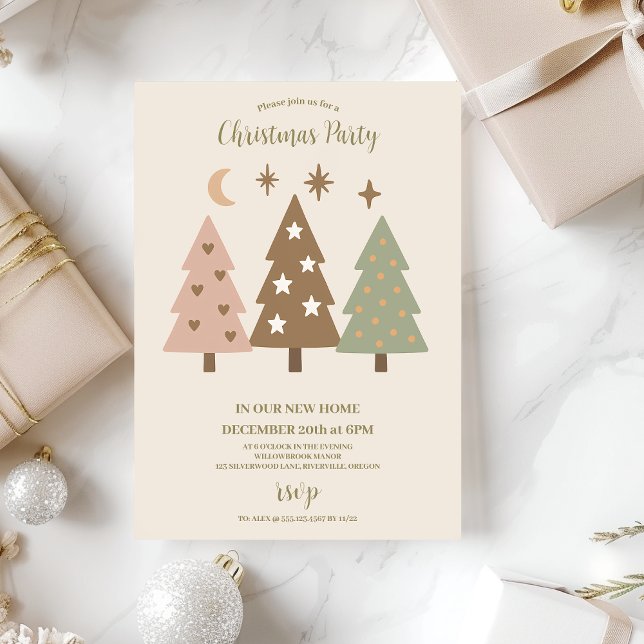 Convite Retro Winter Kisses & Snowflake Wishes (Criador carregado)