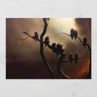 Convite Retrovisor - Fantasmas em uma árvore