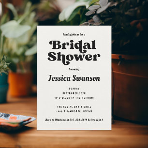 Convite Retrovisor preto e branco