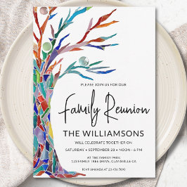 Convite Reunião da Família Árvore da Família