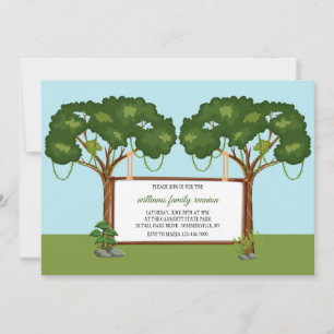 Convite Reunião da Família Árvores