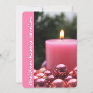 Convite Reunião da família natalina