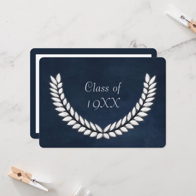 Convite Reunião de Classe com o Silver Laural (Frente/Verso In Situ)