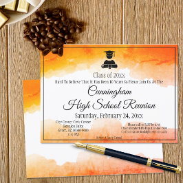 Convite Reunião de Classe de Segundo grau de Cor de Água L