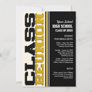 Convite Reunião de classe personalizável