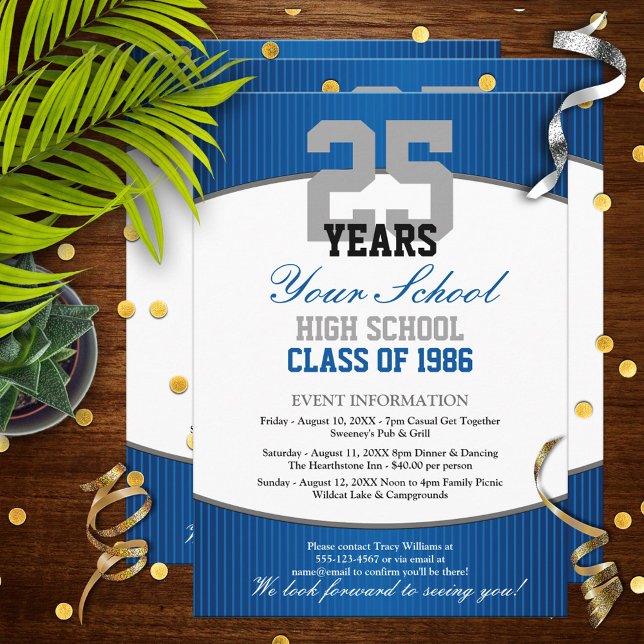 Convite Reunião de classe personalizável (Criador carregado)