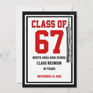 Convite Reunião de classes com cores variáveis