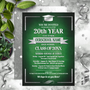 Convite Reunião de Classes de Colores de Escola de Estilo 