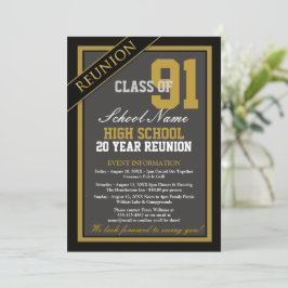 Convite Reunião de Segundo grau Formal Clássica