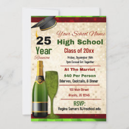 Convite Reunião de Segundo grau Formal Elegante