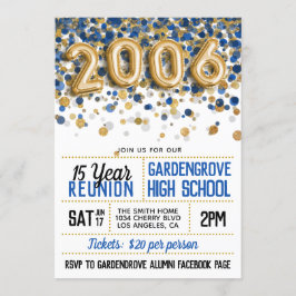 Convite Reunião do Segundo grau College 2006