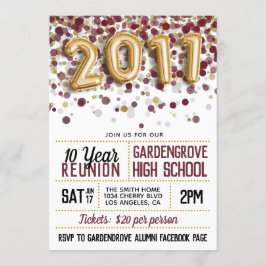 Convite Reunião do Segundo grau College 2011