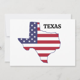 Convite Reunião Familiar 🎉 Mapa Estatal do Texas USA Flag