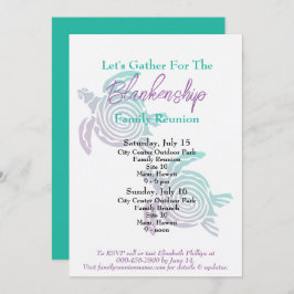 Convite Reunião Familiar Torre de Arte Tribal Evento Dois