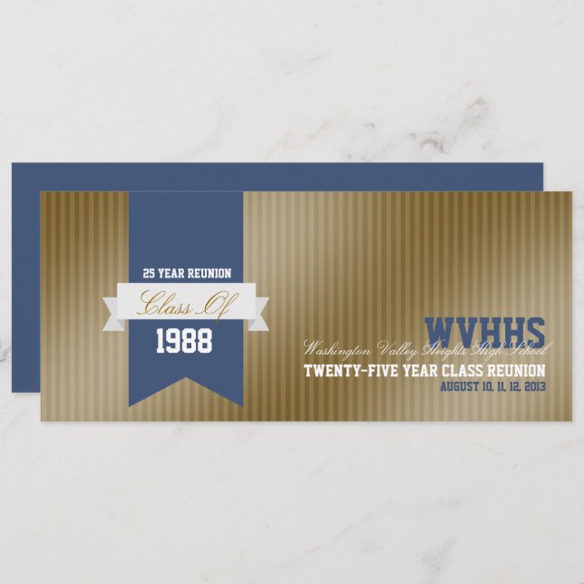 Convite Reunião formal de Segundo grau moderno (Frente/Verso)