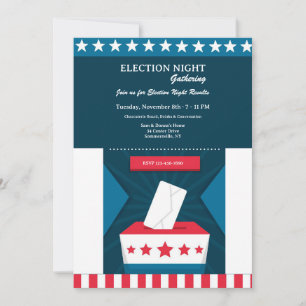 Convite Reunião noturna eleitoral