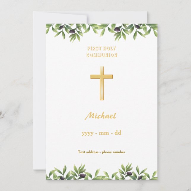 Convite Reunião Première - Oliviers (Frente)