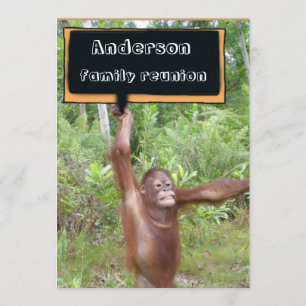 Convite Reunions de família do divertimento